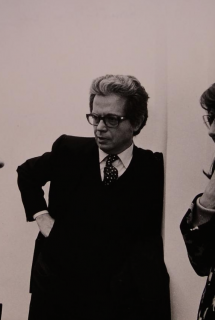 1973 La Gazza ladra a Roma con Luigi Squarzina, director del Stabile de Genova
